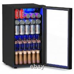 120 Can Beverage Mini Refrigerator with Glass Door