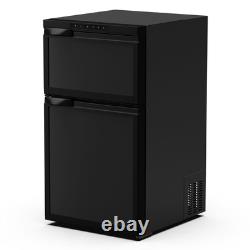 12V 24V 80L Double Doors Compressor Fridge Freezer App Control RV Campervan Boat