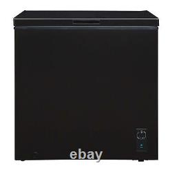 198L Black Chest Freezer, Freestanding, W82 x D55 x H85cm SIA CHF198BL