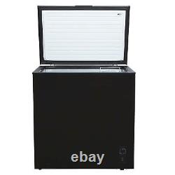 198L Black Chest Freezer, Freestanding, W82 x D55 x H85cm SIA CHF198BL