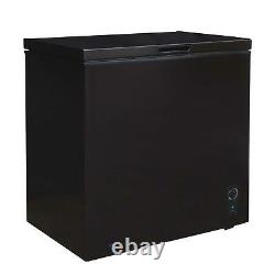 198L Black Chest Freezer, Freestanding, W82 x D55 x H85cm SIA CHF198BL