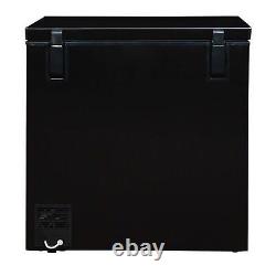 198L Black Chest Freezer, Freestanding, W82 x D55 x H85cm SIA CHF198BL