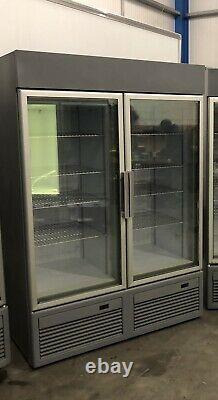 1.3m ISA Double Door Display Freezer Frozen Catering Shop Commercial Chiller