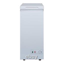 36cm White Chest Freezer, Freestanding Slimline Compact SIA CHF60W