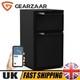 80l Compressor Fridge Freezer Low Power Black Dual Door Motorhome -20°c Uk Bt