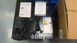 80L Compressor Fridge Freezer Low Power Black Dual Door Motorhome -20°C UK BT