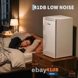 92l Mini Fridge Portable with 5 Temperature Settings Upright Single Door Fridge