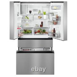 AEG 9000 Series 541 Litre French Door American Fridge Freezer Stain RMB954E9VX