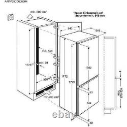 AEG SCE8181VTS Fridge Freezer Fully Integrated 7030 Frost Free GRADED