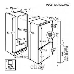 AEG SCE818E5TC Fridge Freezer Fully Integrated 7030 Frost Free Fixed Door GRADE