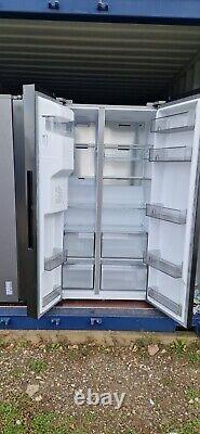 American Fridge/freezer, Double Door, Silver/grey, Dented Front Door, Low Price