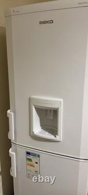 BEKO Double Door Fridge Freezer White Integrated With Water Dispensary Unit BEKO Double Door Fridge Freezer White Integrated With Water Dispensary Unit