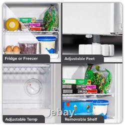 Baridi Mini Tabletop Fridge/Freezer, 31L, 4 Star Rating, Reversible Door White