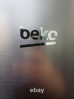 Beko 85cm four door American style frost free Fridge Freezer Stainless Steel