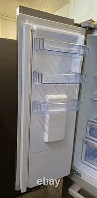 Beko 85cm four door American style frost free Fridge Freezer Stainless Steel