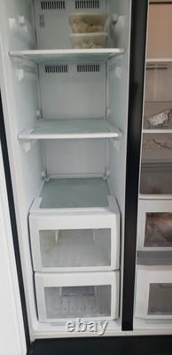 Beko ASD2341VB American Style Freestanding Fridge Freezer Black