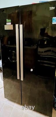 Beko American Style fridge Freezer Black double doors