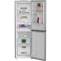 Beko CNG4692S 50/50 60cm 50/50 Free Standing 50/50 Fridge Freezer Silver E