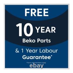Beko CNG4692S 50/50 60cm 50/50 Free Standing 50/50 Fridge Freezer Silver E
