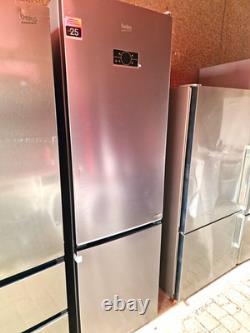 Beko Freestanding Fridge Freezer Frost Free Digital Display Silver 2 Door