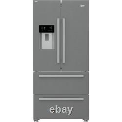 Beko GNE460520DVPX HarvestFreshT 84cm Frost Free American Fridge Freezer