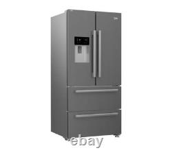 Beko GNE460520DVPX HarvestFreshT 84cm Frost Free American Fridge Freezer