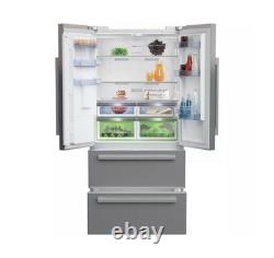 Beko GNE460520DVPX HarvestFreshT 84cm Frost Free American Fridge Freezer