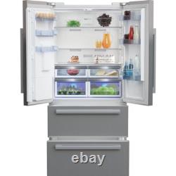 Beko GNE460520DVPX HarvestFreshT 84cm Frost Free American Fridge Freezer