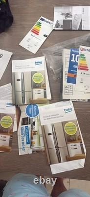 Beko ProSmart Inverter 4 Door French Door Fridge-Freezer in stainless steel