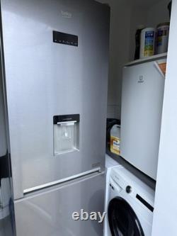 Beko Stainless Steel Fridge Freezer Frost Free Excellent Condition