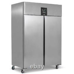 Blizzard Stainless Steel Upright Gastronorm Double Door Meat Freezer Rrp £3390