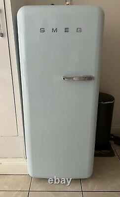 Blue smeg fridge