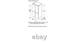 Bosch Kfn96axea French Door American Style Black Steel Fridge Freezer