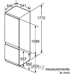 Bosch Serie 2 KIV38X22GB 277 Litre Integrated Fridge Freezer 70/30 HW175815