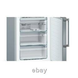 Bosch Serie 4 Frost Free Freestanding Fridge Freezer Stainless Steel Look Door