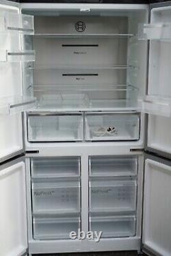 Bosch Series 4 KFN96VPEAG 405 L/ 200 L French Door Fridge-Freezer Inox