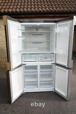 Bosch Series 4 KFN96VPEAG 405 L/ 200 L French Door Fridge-Freezer Inox