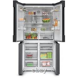 Bosch Series 6 605 Litre Freestanding Four Door Fridge Freezer Black KFN96AXEA