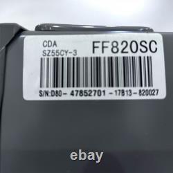 CDA FF820SC Freestanding Tall Larder Fridge Silver Good Condition