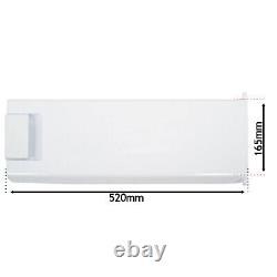 CDA Fridge Freezer Evaporator Door Panel 520mm x 165mm & Hinge FW350 FW350IN-0