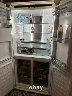 CREAM American Fridge Freezer French 4 Door Rsxs19 Works But Display LED issue