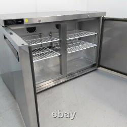 Commercial Bench Fridge 2 Door Chiller Double Prep Williams