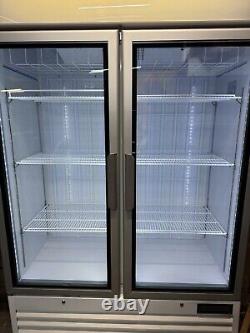 Commercial Double Door Display Freezer