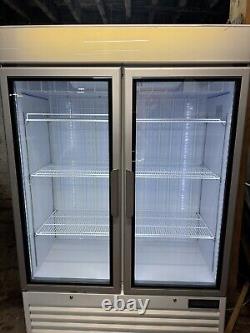 Commercial Double Door Display Freezer