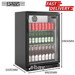 Commercial Single Door Under Counter Bottle Cooler Wine Beer Fridge Drink Chill