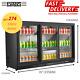Commercial Sliding Triple Door Bottle Cooler Drinks Chiller Wine Beer Fridge