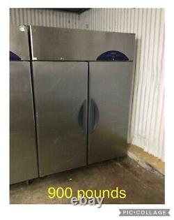 Commercial double door fridge Freezer