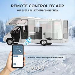 Compressor Fridge Freezer 80L Dual Door Refrigerator 12V APP Campervan Motorhome