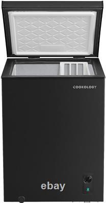 Cookology 142L Chest Freezer & Chiller Suitable for Garages Black CCFZ142BK