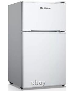 Cookology 47cm Freestanding Undercounter 2 Door Fridge Freezer (UCFF87WH)